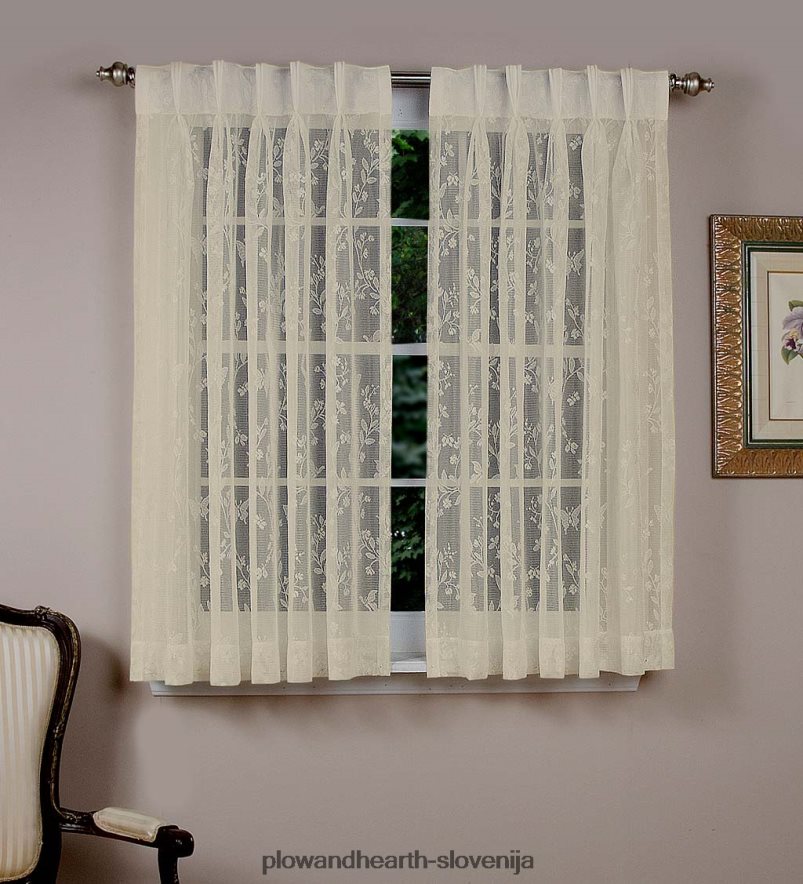 zavese iz čipke isabella Plow & Hearth 2V46082612 gospodinjska posoda