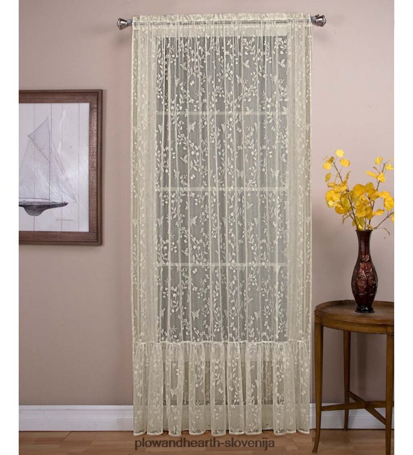 zavese iz čipke isabella Plow & Hearth 2V46082612 gospodinjska posoda