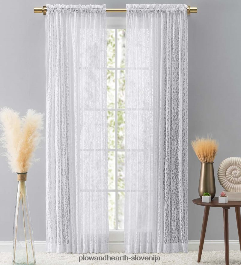 zavese iz tkane čipke Plow & Hearth 2V46082614 gospodinjska posoda