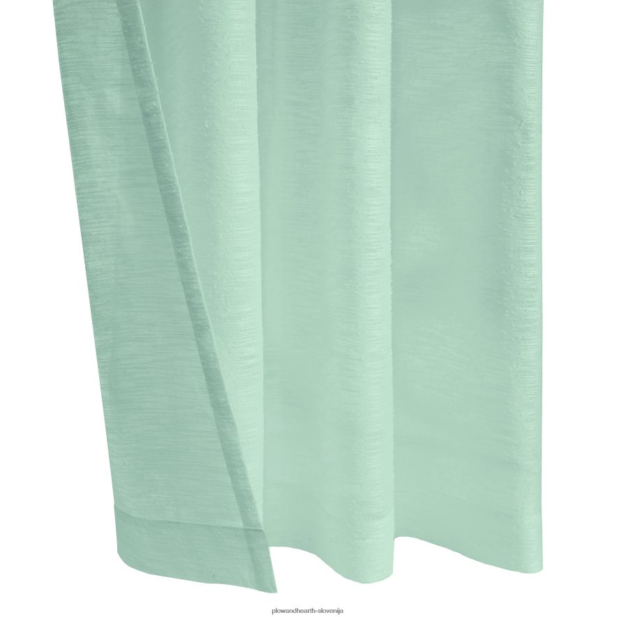 zgornja zavesna plošča s prosojnimi vtičnicami - svetlo siva - 52 x 108 Plow & Hearth 2V46082609 gospodinjska posoda