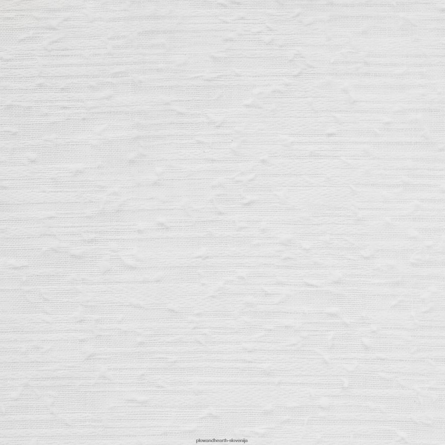 zgornja zavesna plošča s prosojnimi vtičnicami - svetlo siva - 52 x 108 Plow & Hearth 2V46082609 gospodinjska posoda