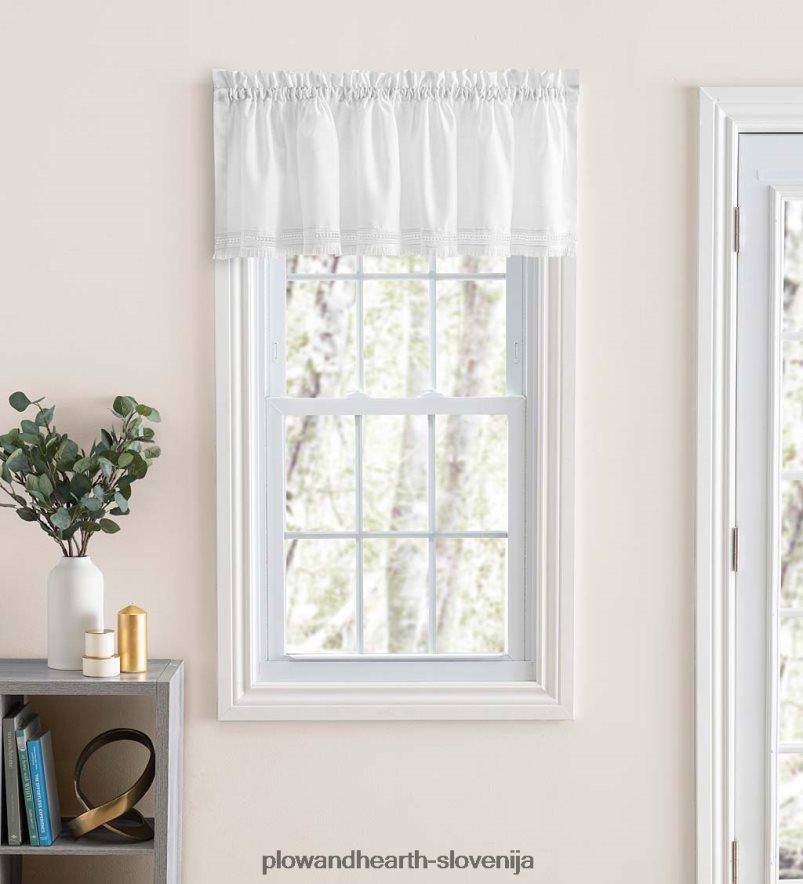 čopič z resicami, 80 š x 15 d - bele barve Plow & Hearth 2V46082627 gospodinjska posoda