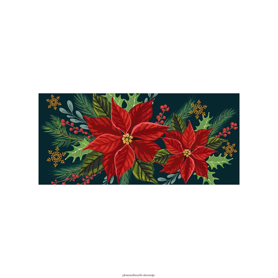 poinsettia sassafras preklopna podloga Plow & Hearth 2V46081727 gospodinjska posoda