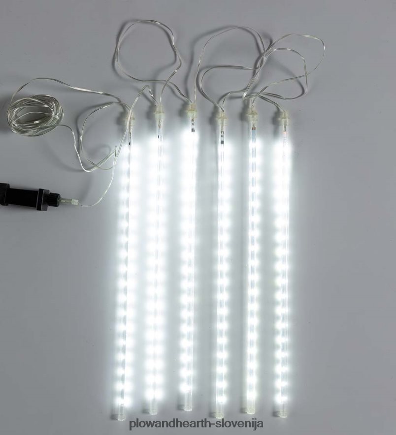 notranje/zunanje električne luči za lovljenje žledu s hladno belimi LED Plow & Hearth 2V46081664 gospodinjska posoda