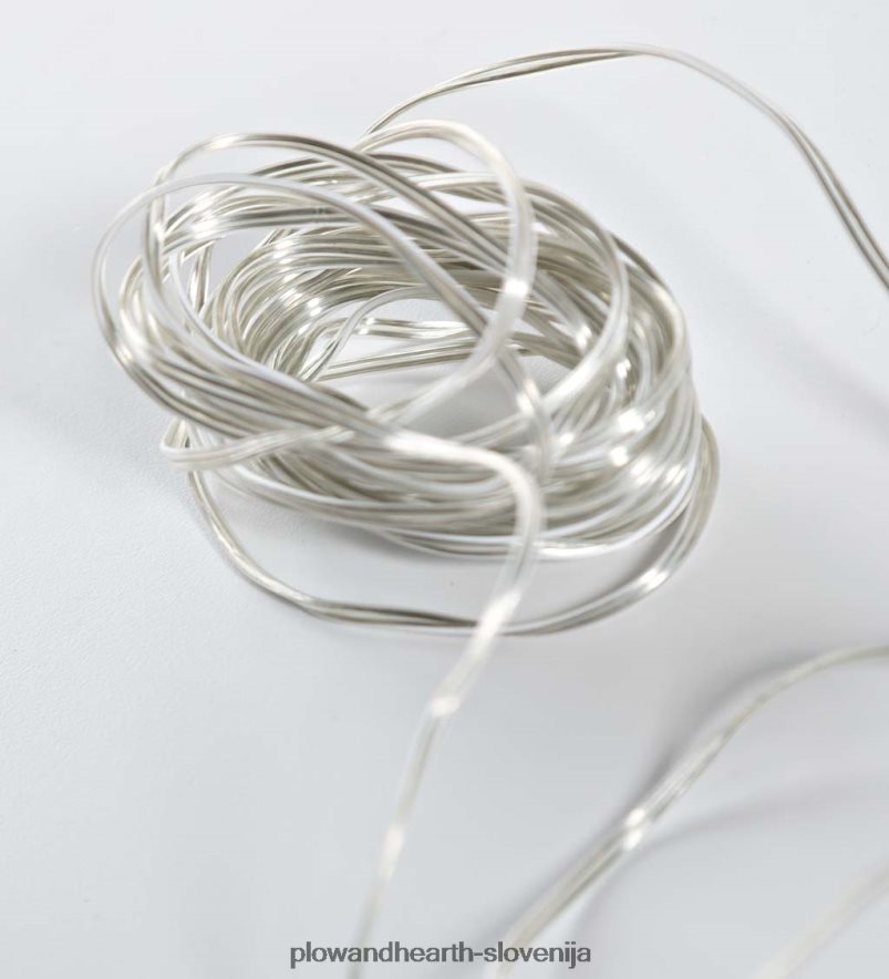 notranje/zunanje električne luči za lovljenje žledu s hladno belimi LED Plow & Hearth 2V46081664 gospodinjska posoda