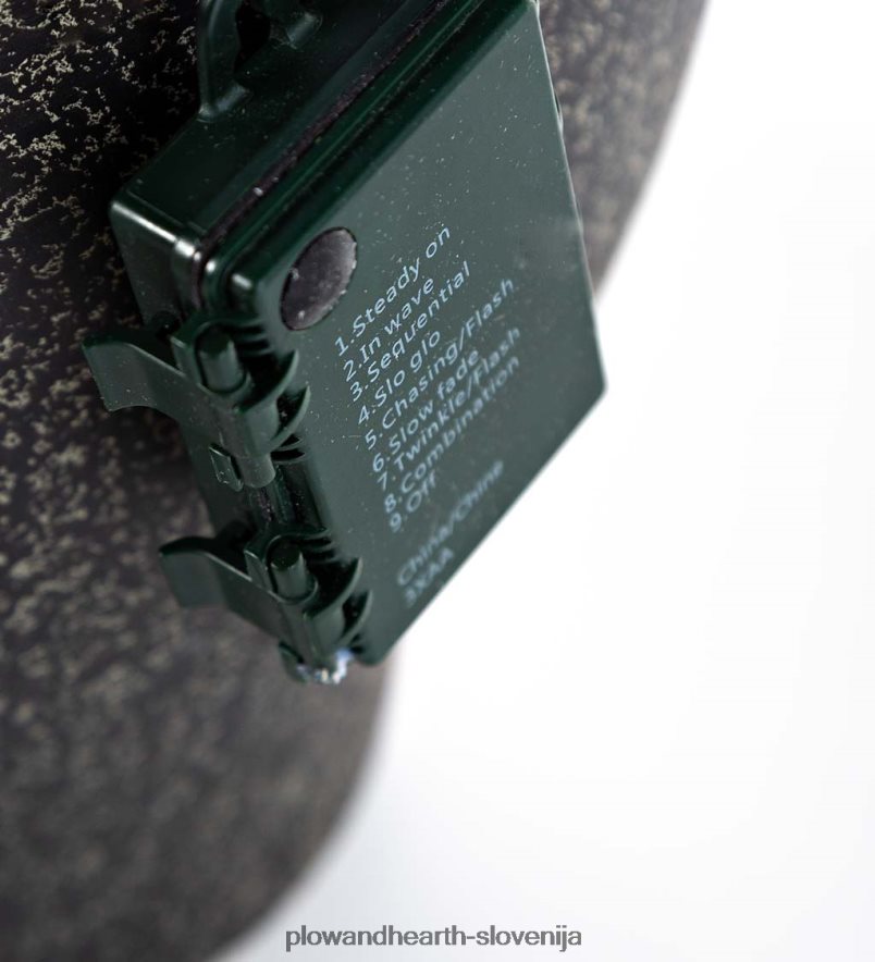 notranja/zunanja kosmičena smreka roanoke v lončku s toplimi belimi LED diodami Plow & Hearth 2V46081674 gospodinjska posoda