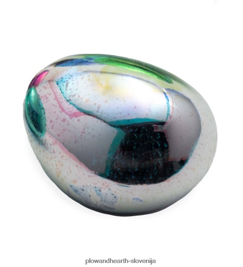 osvetljeno umetniško steklo okrasno svetleče vrtno kamenje - zeleno Plow & Hearth 2V46081680 gospodinjska posoda