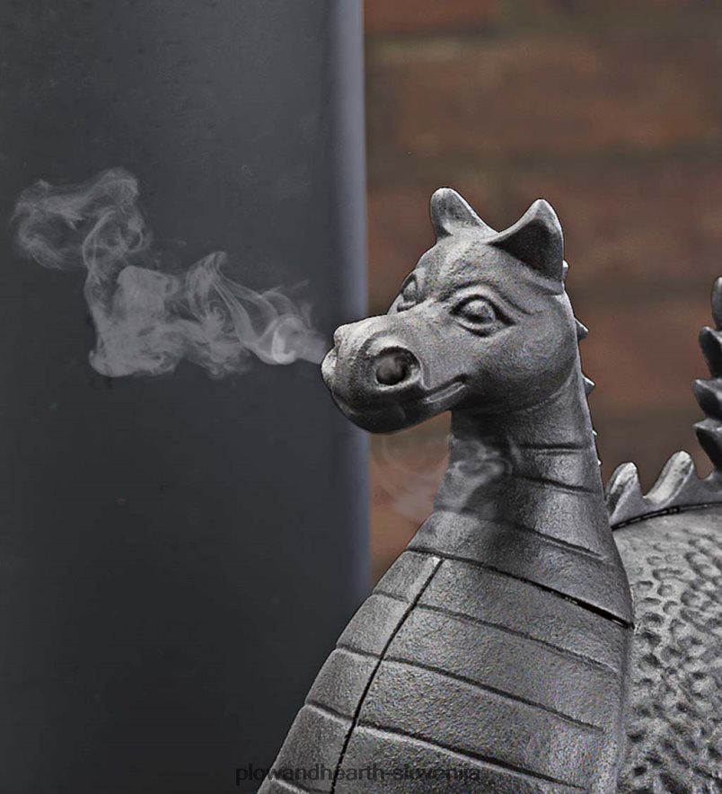 parnik dragon iz litega železa - črn Plow & Hearth 2V46082837 dodatki