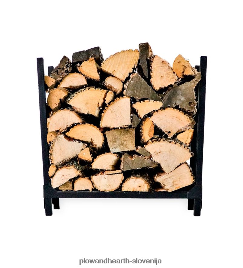 prenosno leseno stojalo - črno Plow & Hearth 2V46082847 dodatki