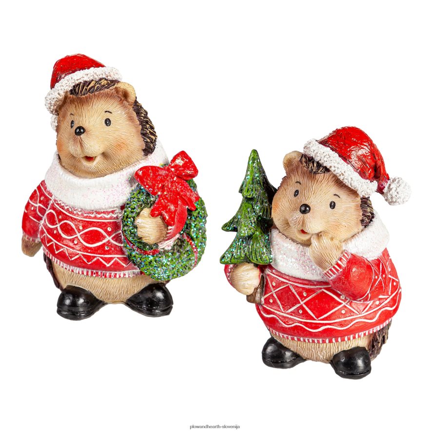 počitniški gozdni prijatelji, komplet 2 kom Plow & Hearth 2V46082822 Ognjišče