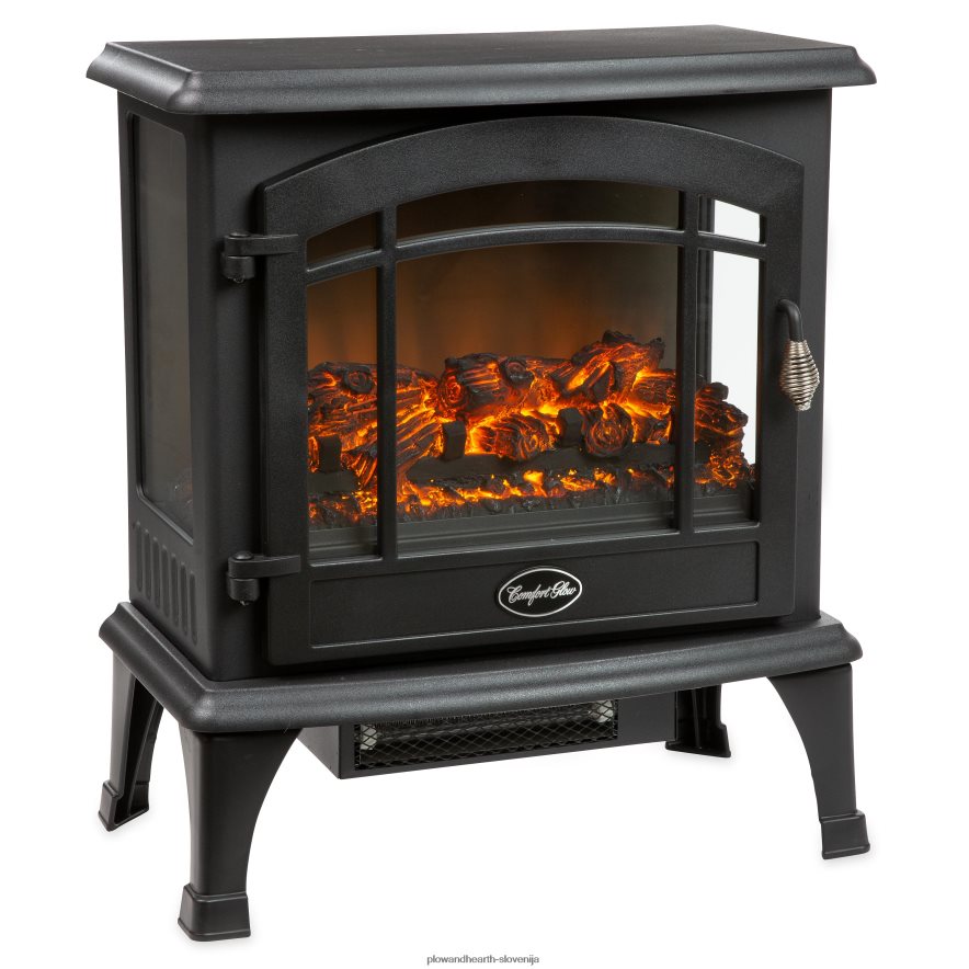 panoramski kvarčni infrardeči grelec - črn Plow & Hearth 2V46082932 Ognjišče