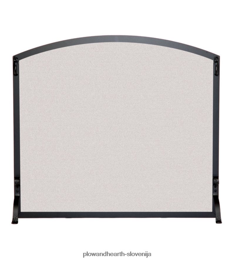 ploščati zaslon za kamin z obokanim vrhom Plow & Hearth 2V46082880 Ognjišče