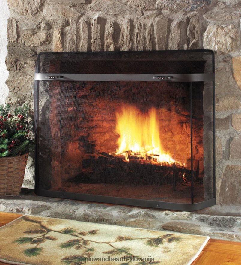 varovalo za iskre Plow & Hearth 2V46082883 Ognjišče