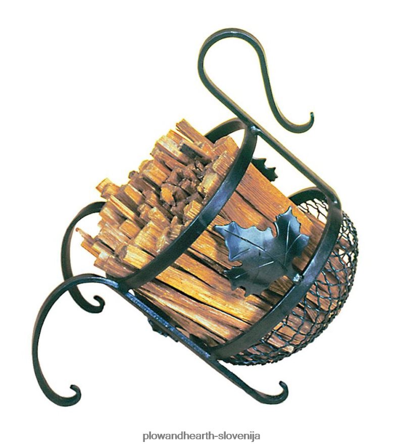 javorjev list maščobnega lesa s 4 lbs. maščobni les - grafit Plow & Hearth 2V46082715 Ognjišče