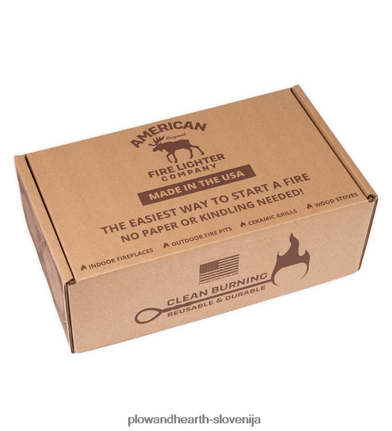 komplet ameriških vžigalnikov z oljem za svetilke s čistim gorenjem Plow & Hearth 2V46082710 Ognjišče