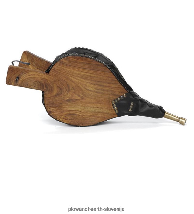 lesena in usnjena brunarica spodaj Plow & Hearth 2V46082719 Ognjišče