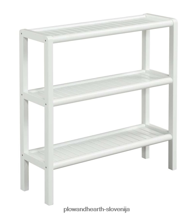 kmečka hiša s tremi policami konzolna knjižna omara stojalo za shranjevanje - starinski kostanj Plow & Hearth 2V46082090 pohištvo