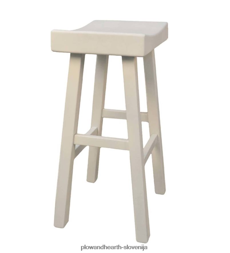 30 lesen barski stolček - starinsko bel Plow & Hearth 2V46082039 pohištvo