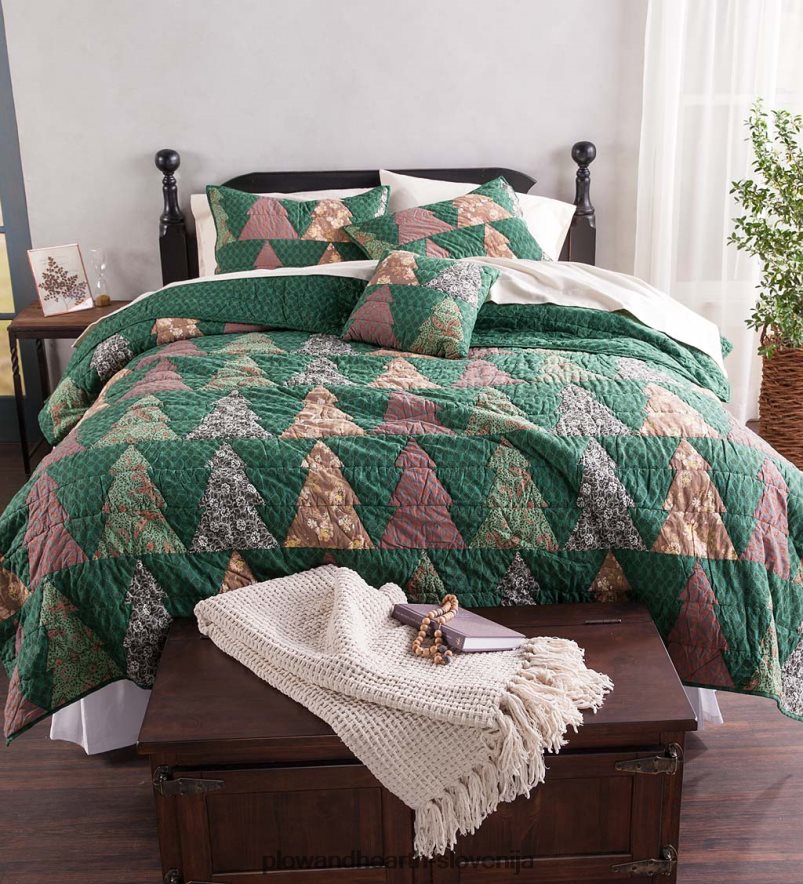 lesena klubska mizica/klop iz portlandske ledenice z repliko okovja - oreh Plow & Hearth 2V46081984 pohištvo