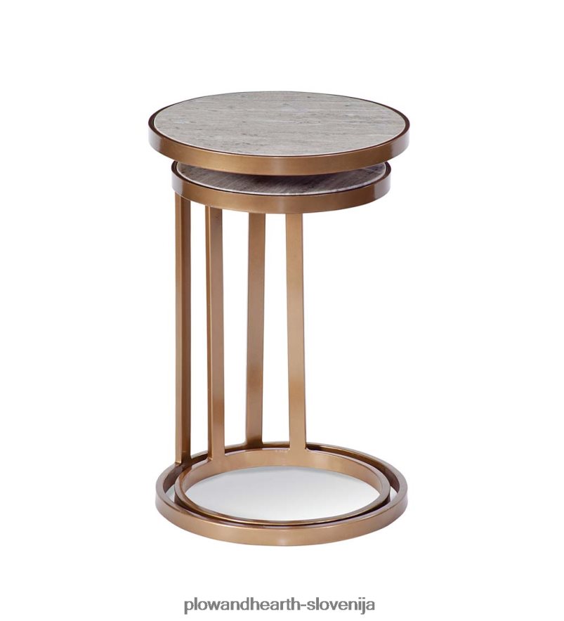 moderna betonska gnezdilnica - zlata Plow & Hearth 2V46082016 pohištvo