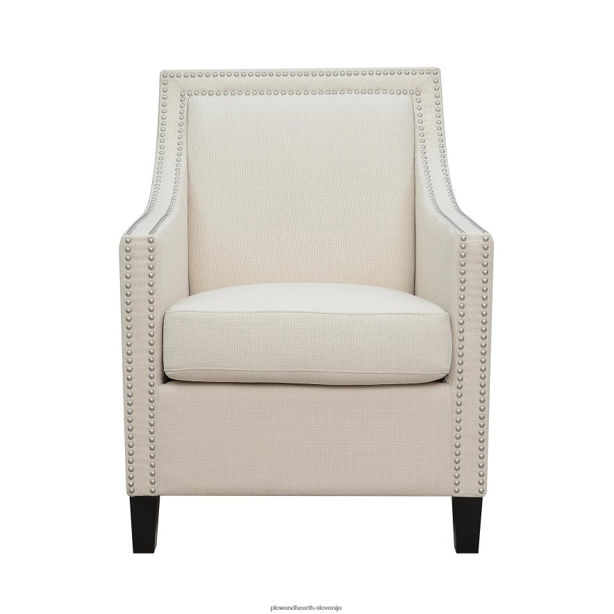 lillie oblazinjen stol accent - bež Plow & Hearth 2V46082025 pohištvo