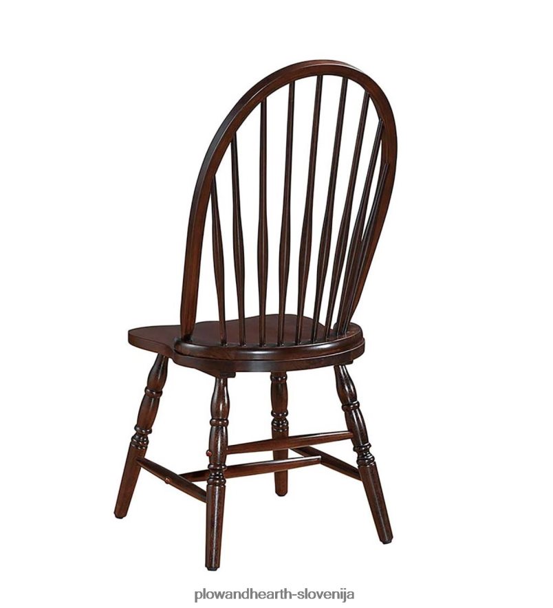 tradicionalen stol windsor iz trdega lesa - espresso Plow & Hearth 2V46082034 pohištvo