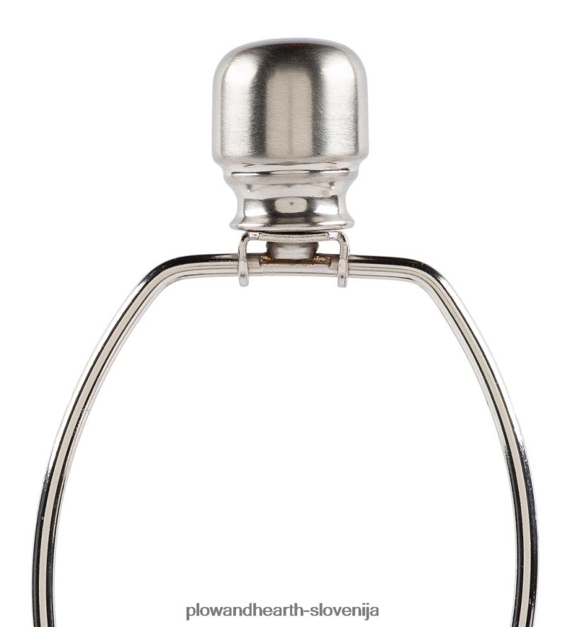 namizna svetilka iz mehurčkastega stekla z bež lanenim senčnikom Plow & Hearth 2V46082131 pohištvo