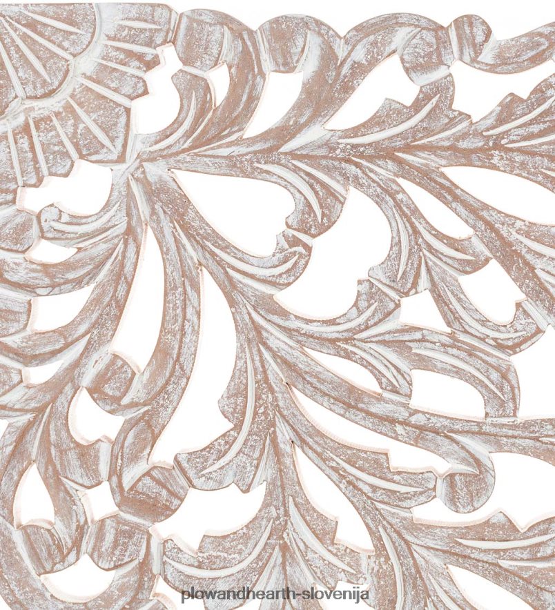 tridelna bela stenska umetnost s cvetjem Plow & Hearth 2V46082134 pohištvo