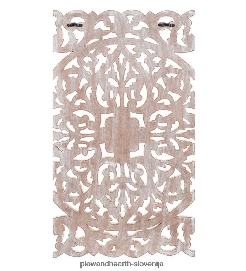 tridelna bela stenska umetnost s cvetjem Plow & Hearth 2V46082134 pohištvo