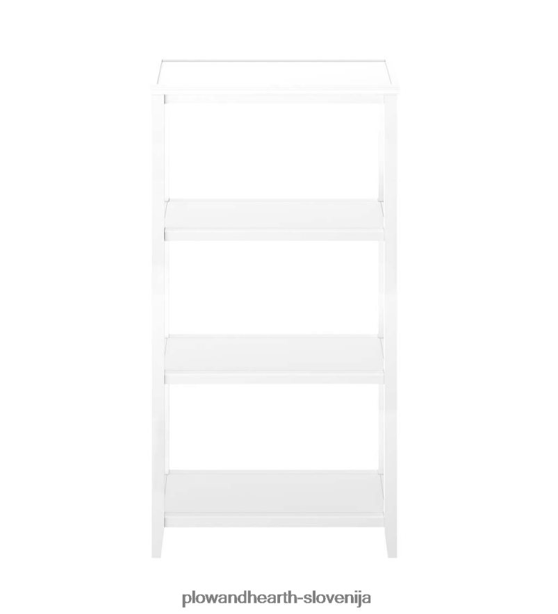 Kmečka hiša s tremi policami visoka knjižna polica za shranjevanje - prano siva Plow & Hearth 2V46082118 pohištvo