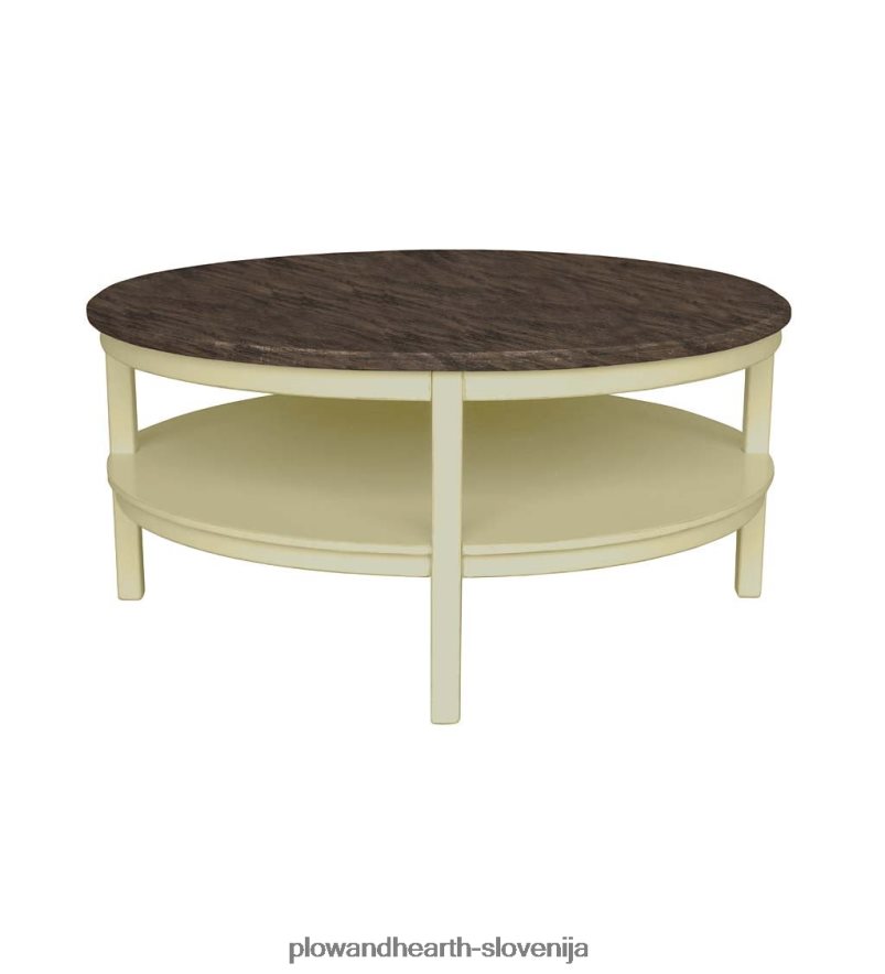 Laurel Ridge Farmhouse Collection Holden okrogla miza - kakav Plow & Hearth 2V46082112 pohištvo