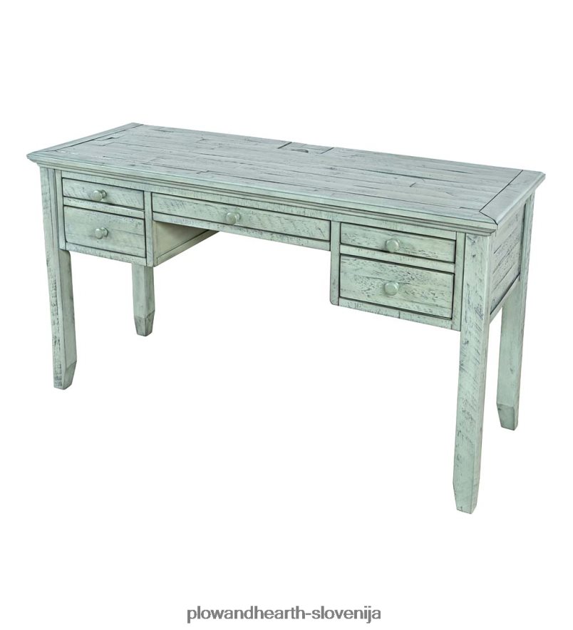 miza za elektrarno chelsea z vrati usb in električnimi vtičnicami - belo barvo scrimshaw Plow & Hearth 2V46082121 pohištvo