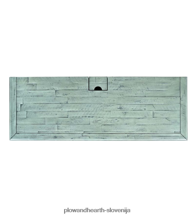 miza za elektrarno chelsea z vrati usb in električnimi vtičnicami - belo barvo scrimshaw Plow & Hearth 2V46082121 pohištvo