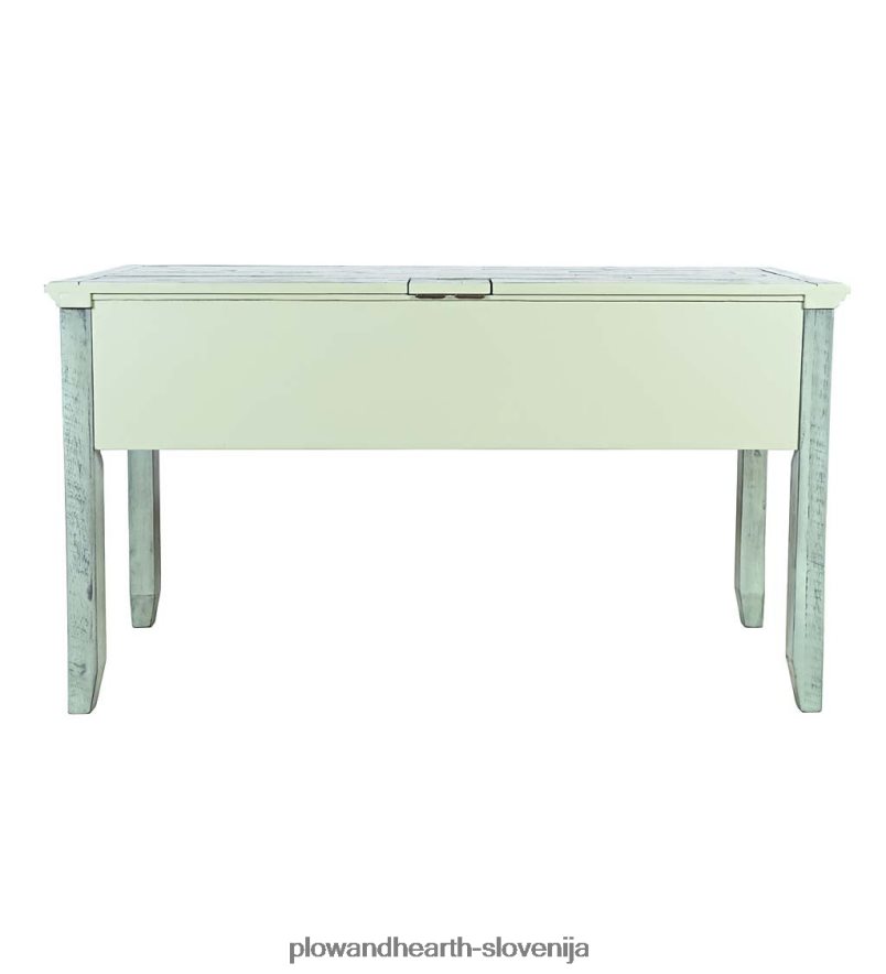 miza za elektrarno chelsea z vrati usb in električnimi vtičnicami - belo barvo scrimshaw Plow & Hearth 2V46082121 pohištvo