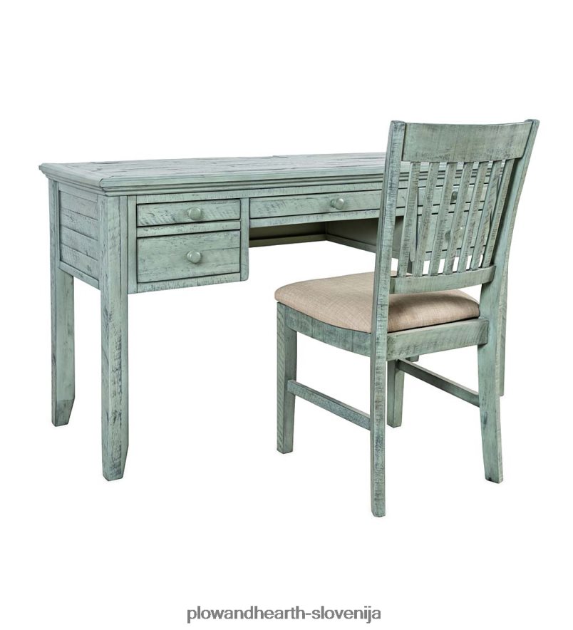 miza za elektrarno chelsea z vrati usb in električnimi vtičnicami - belo barvo scrimshaw Plow & Hearth 2V46082121 pohištvo