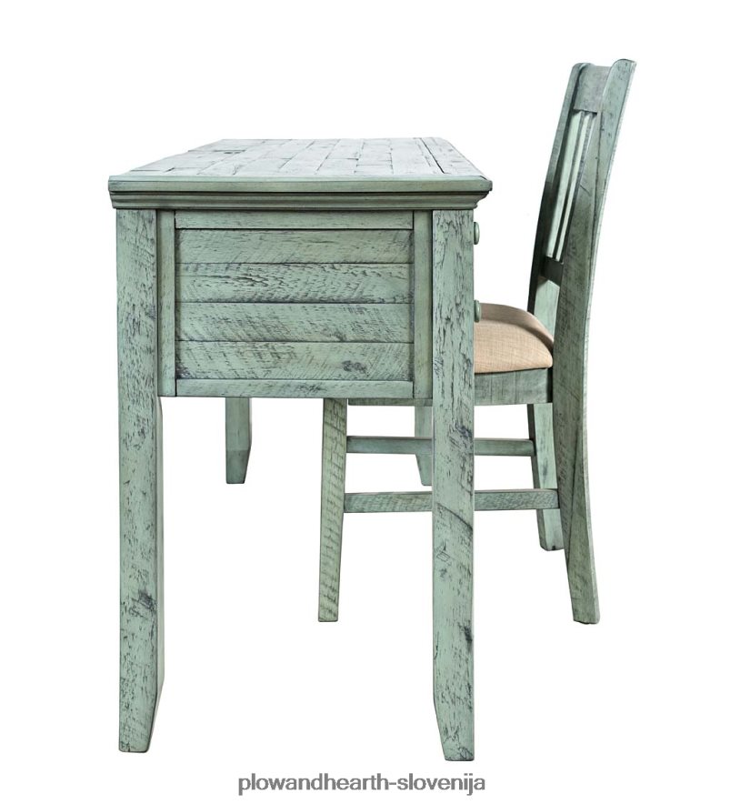 miza za elektrarno chelsea z vrati usb in električnimi vtičnicami - belo barvo scrimshaw Plow & Hearth 2V46082121 pohištvo