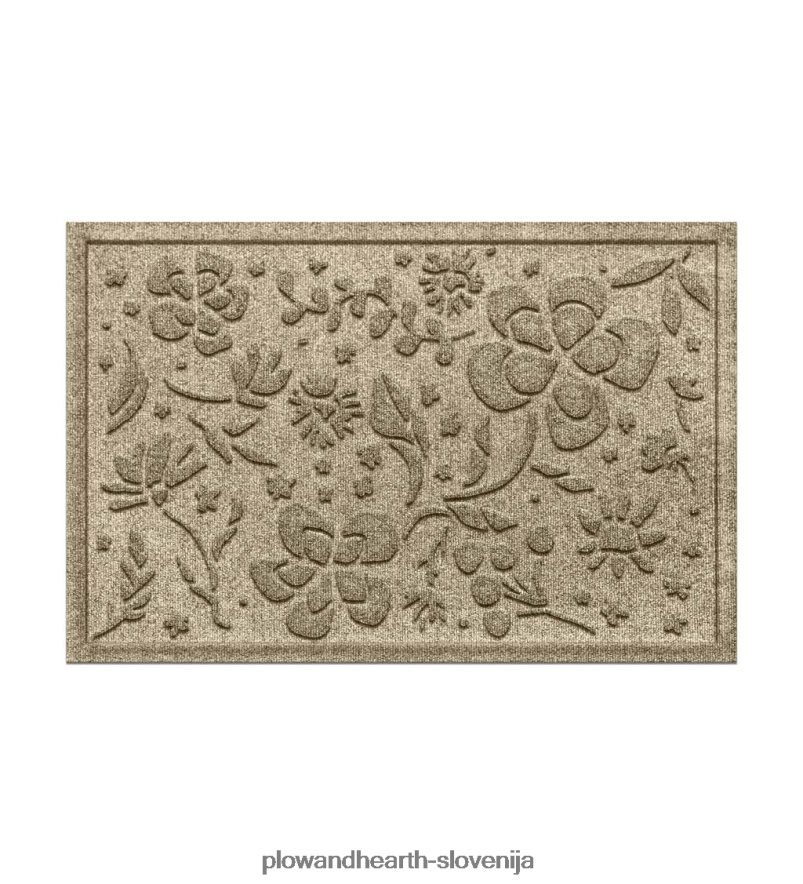 vodni prašek za notranje/zunanje rože, 2' x 3' - oglje Plow & Hearth 2V46081319 preproge in predpražniki