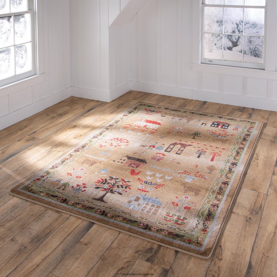 grafton folk art endurastran preproga Plow & Hearth 2V46081760 preproge in predpražniki