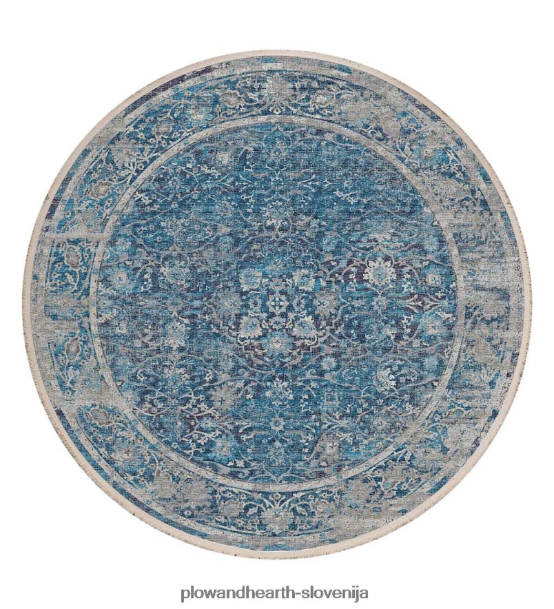 marietta edge okrogla preproga Plow & Hearth 2V46081806 preproge in predpražniki