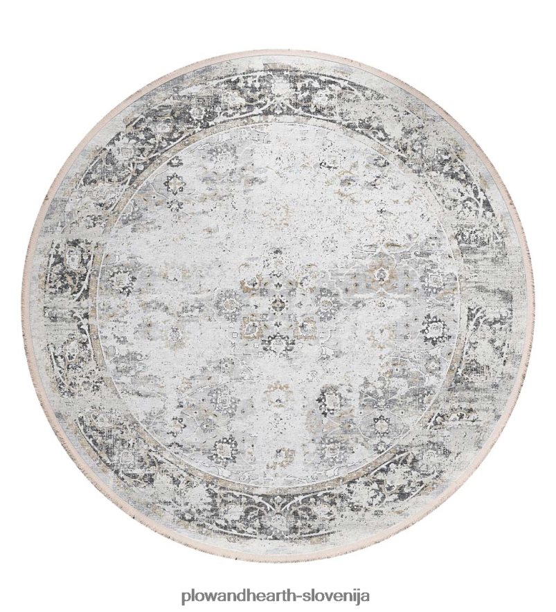 marietta edge okrogla preproga Plow & Hearth 2V46081806 preproge in predpražniki