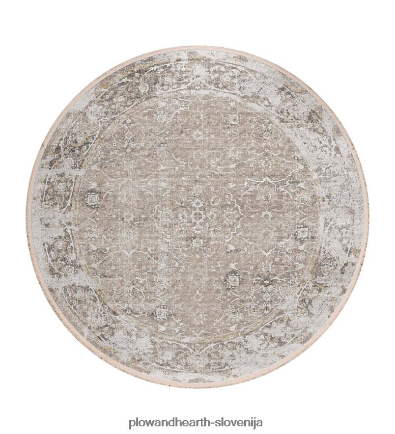 marietta edge okrogla preproga Plow & Hearth 2V46081806 preproge in predpražniki