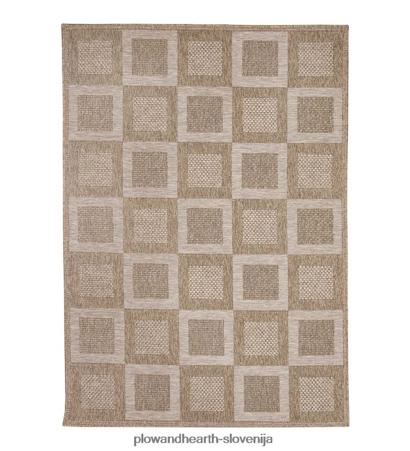 notranja/zunanja plažna kvadratna preproga Plow & Hearth 2V46081808 preproge in predpražniki