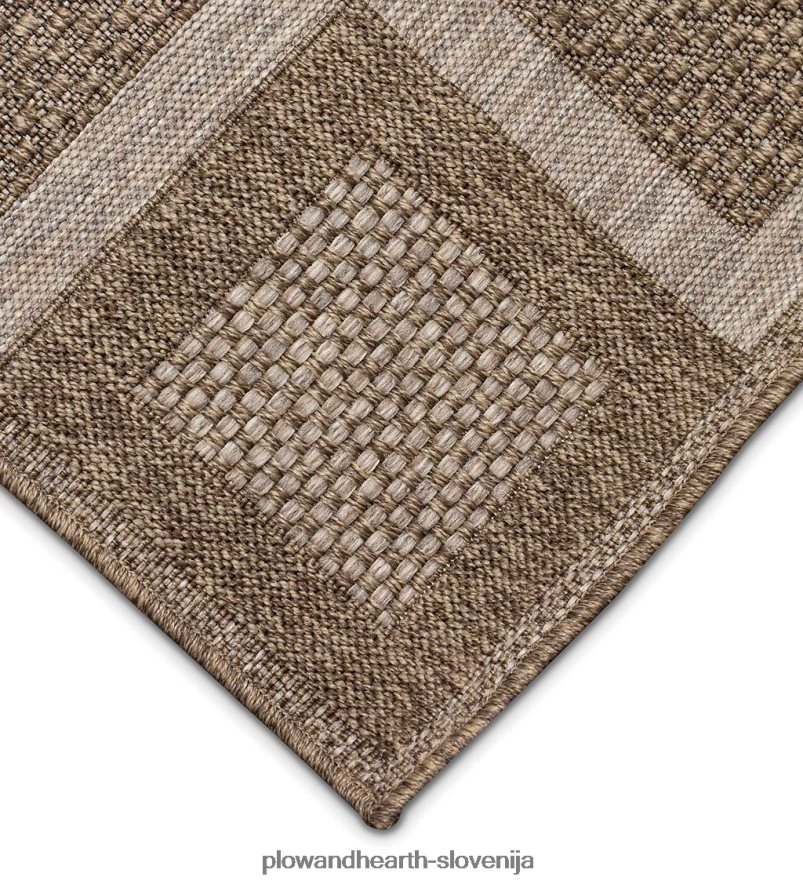 notranja/zunanja plažna kvadratna preproga Plow & Hearth 2V46081808 preproge in predpražniki