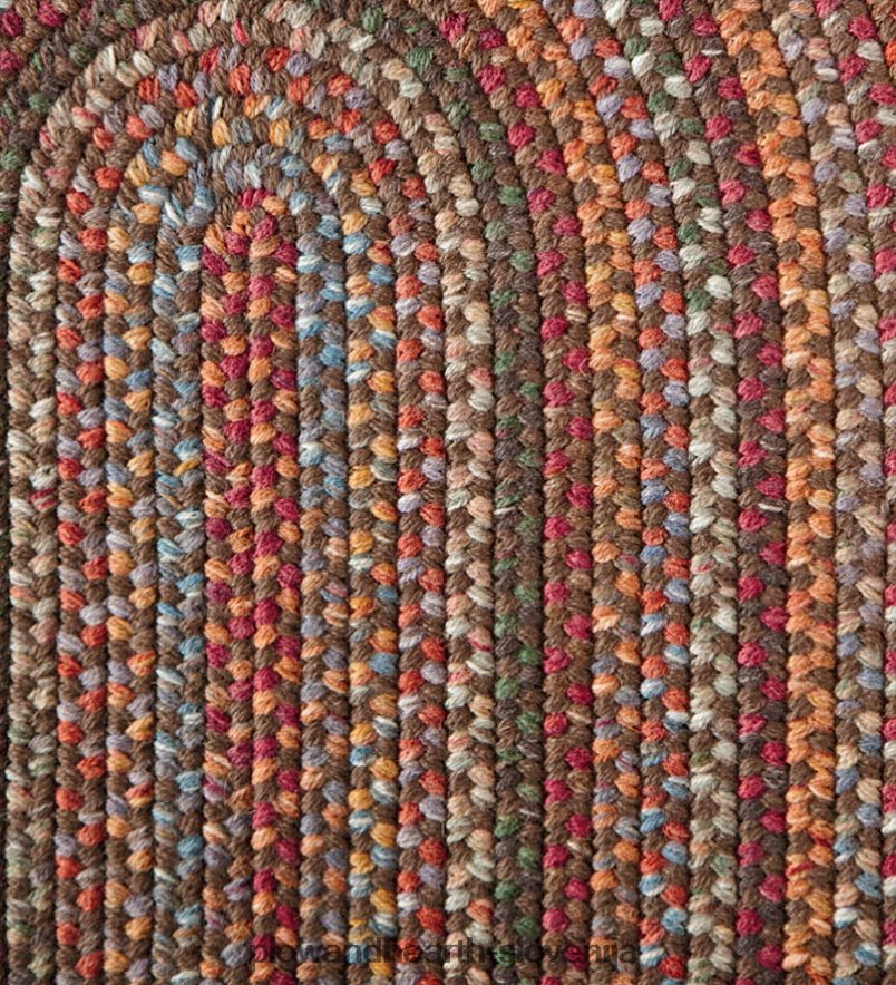 ovalne preproge iz volne blue ridge, izdelane v ZDA Plow & Hearth 2V46081770 preproge in predpražniki