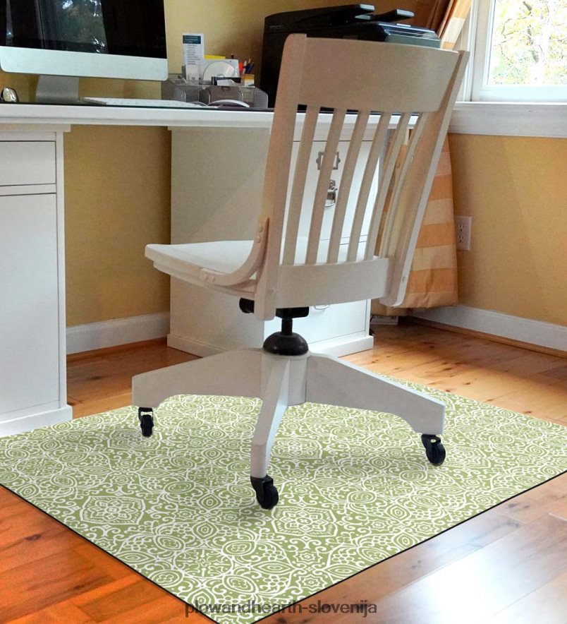 podloga za pisalne stole arabesque - siva Plow & Hearth 2V46081781 preproge in predpražniki