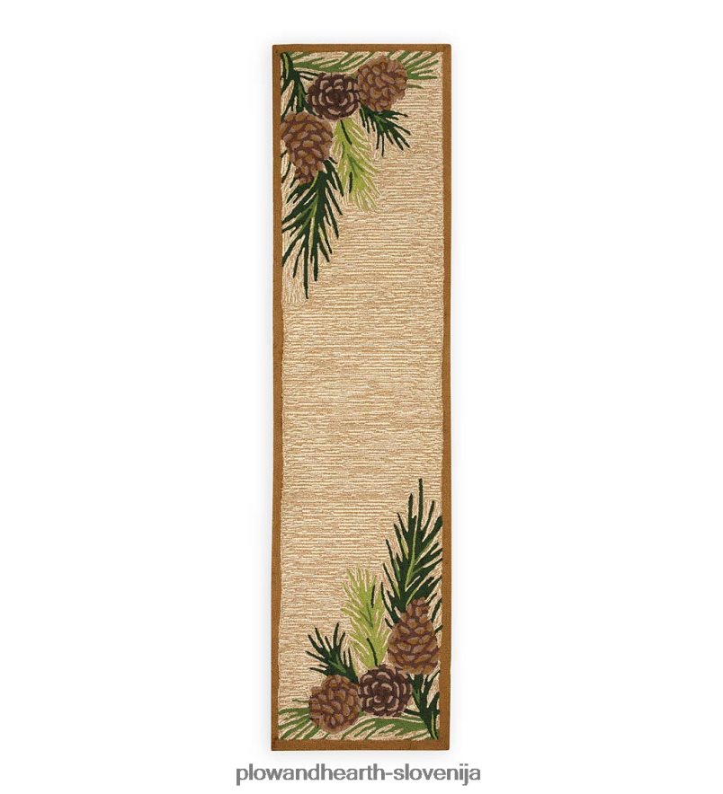 preproga za notranjo/zunanjo gozdno jezero Plow & Hearth 2V46081792 preproge in predpražniki