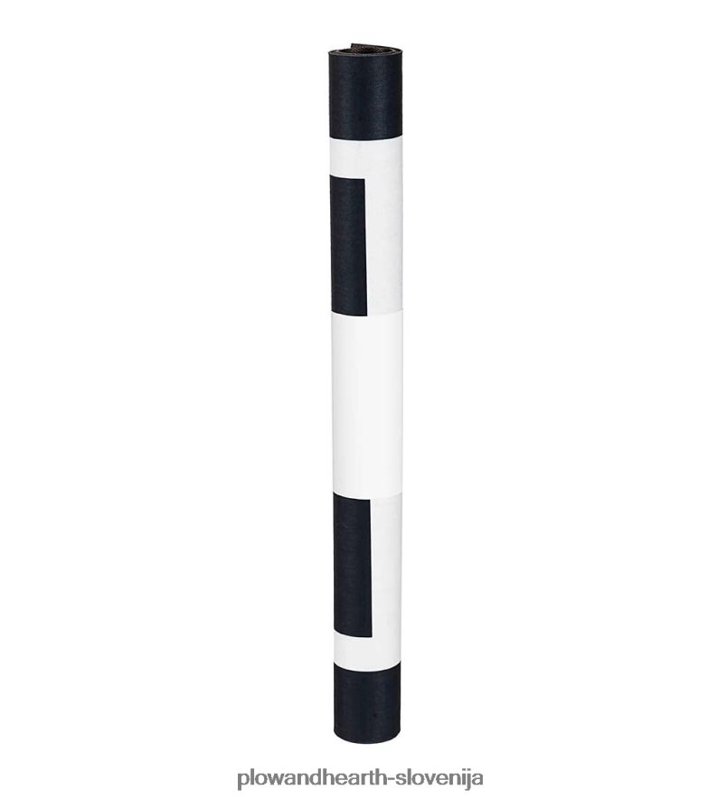 črno-bela podloga za nalaganje okvirjev Plow & Hearth 2V46081930 preproge in predpražniki