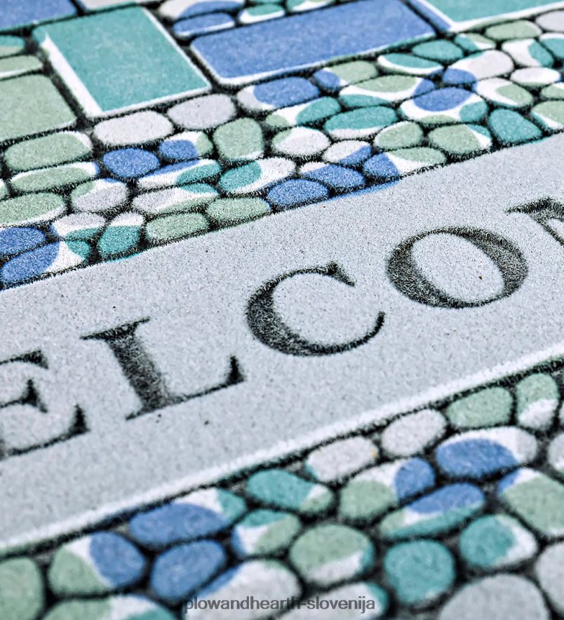 talna podloga iz kosmičev iz morskega stekla Plow & Hearth 2V46081928 preproge in predpražniki