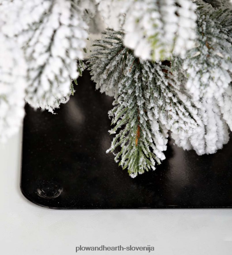 18 h kosmičasta alpska jelka monte rosa Plow & Hearth 2V46083178 sezonsko in darila