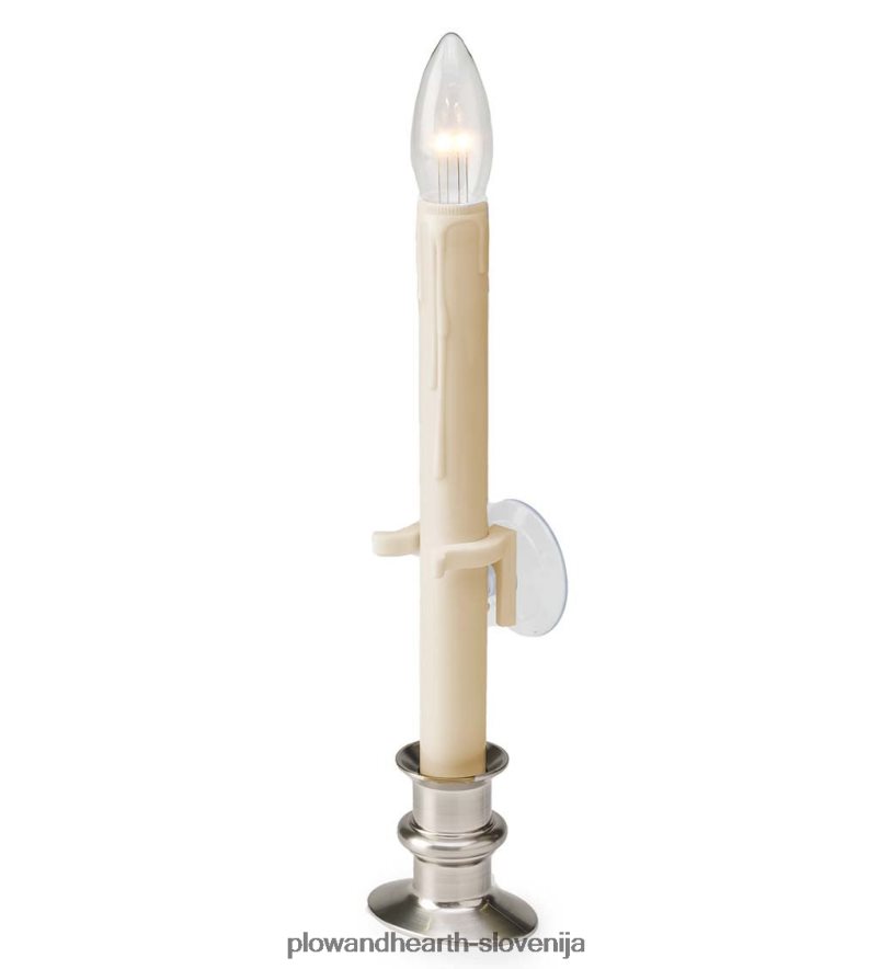 Set okenskih sveč s priseskom s časovnikom in daljincem Plow & Hearth 2V46082245 sezonsko in darila